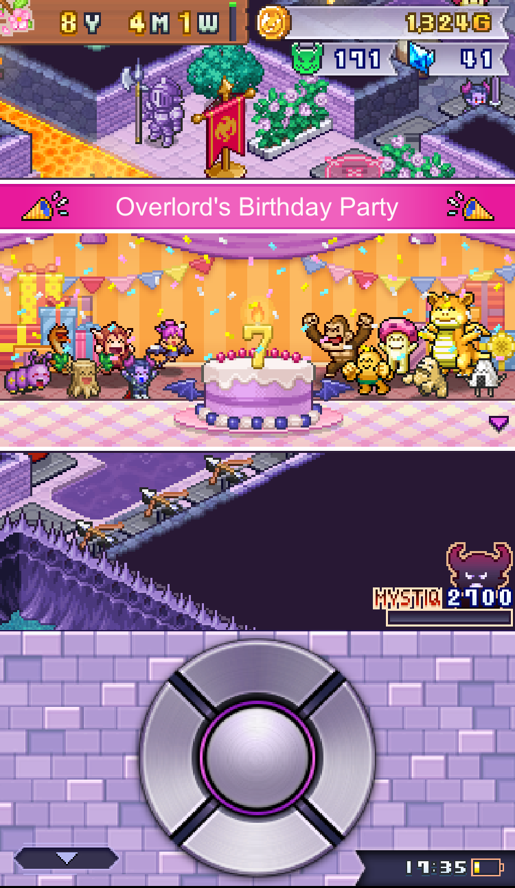 Overlord's Birthday! He like sweet